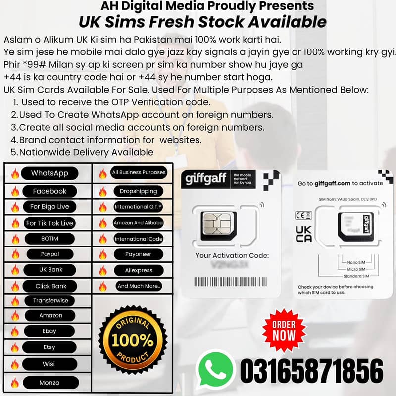 All Mobile Accessories Available Physical [Uk*Sim*]for tiktok live 0