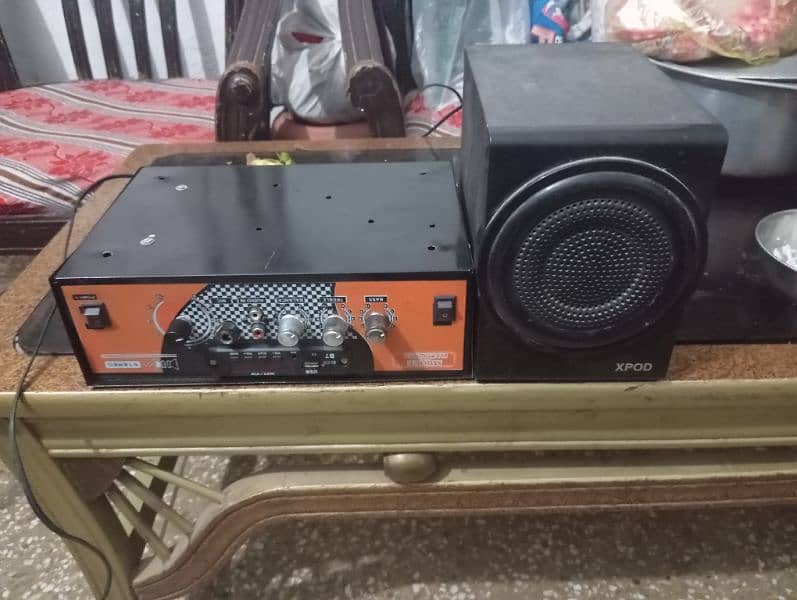 amplifier with speaker all ok 1