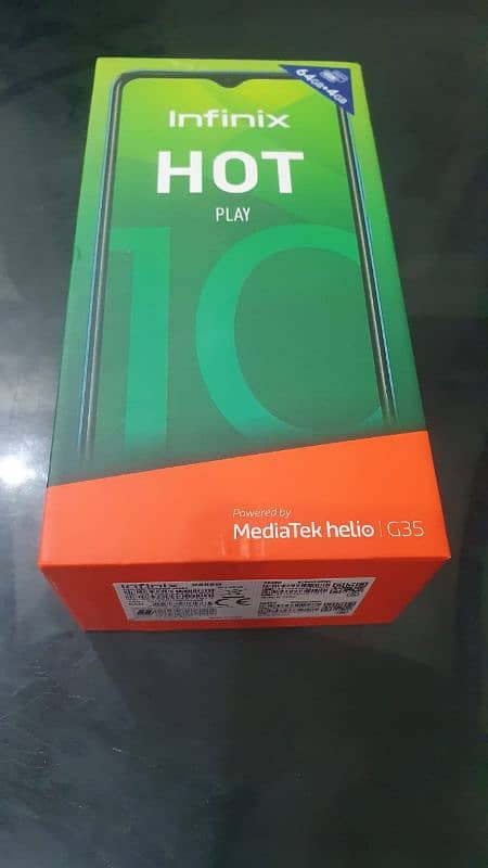 Infinix Hot 10 Play 4.64 Gb  03156355512 4