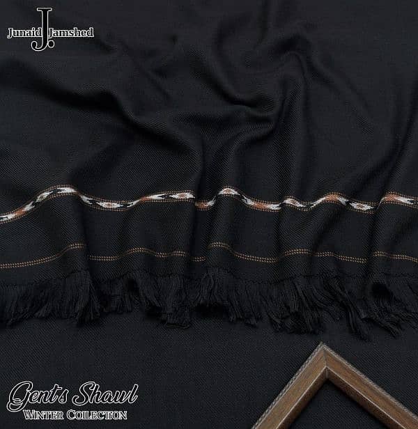 J. Junaid Jamshed-Wool Embroidery Shawl 3