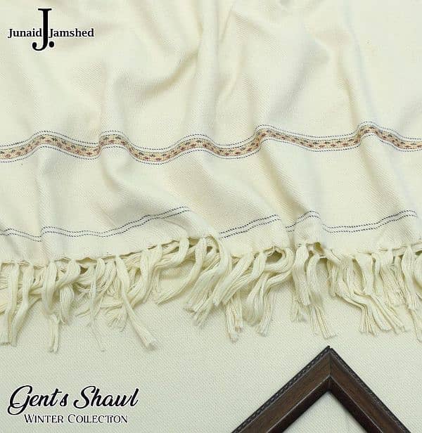 J. Junaid Jamshed-Wool Embroidery Shawl 6