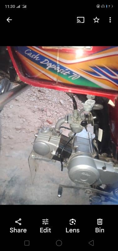 Asslamo alikum Bike CD 70 for sale buy in sheikhupura  2020 modell 2