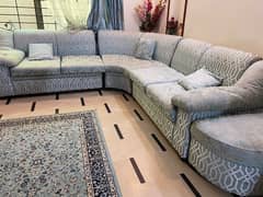 5 Seater L Shade Sofa Set