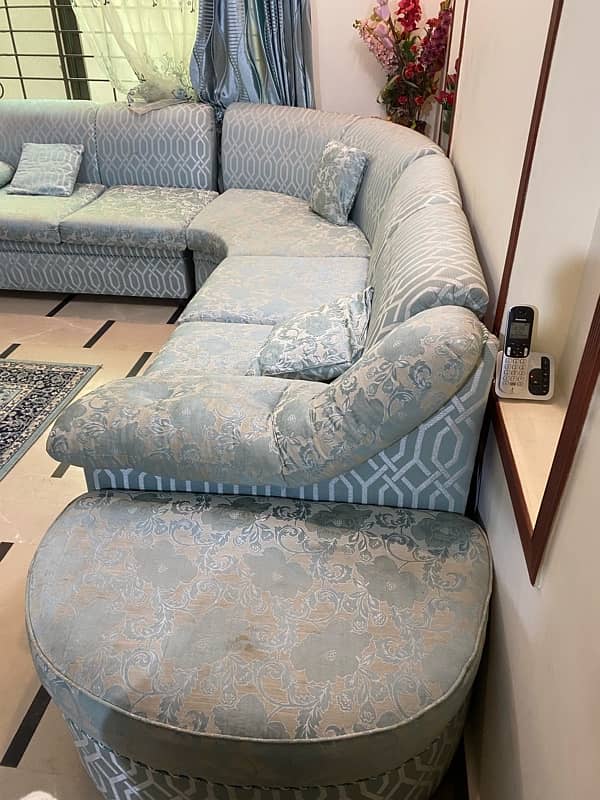 5 Seater L Shade Sofa Set 3