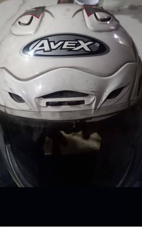 Anex Dx 1000 model white Helmet standard size in 9/10 condition 10