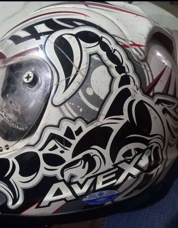 Anex Dx 1000 model white Helmet standard size in 9/10 condition 11