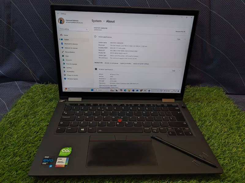 Lenovo Thinkpad x13 yoga Gen 2 Core i5 11th Gen. Convertable 2 in 1 1