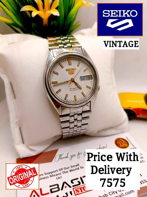 Seiko 5 automatic Japan movement  Call Msg Whatsapp 0316-1737353 17