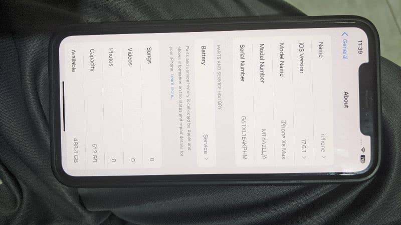 IPHONE XS MAX 512GB PTA APPROVED 6