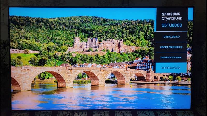 SAMSUNG 55 INCH TU8000 Crystal 4K UHD LED TV ORIGINAL 1