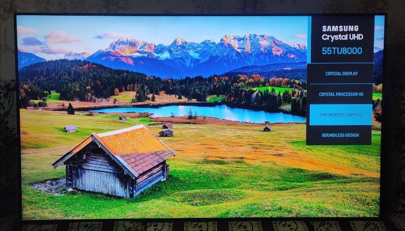 SAMSUNG 55 INCH TU8000 Crystal 4K UHD LED TV ORIGINAL 2