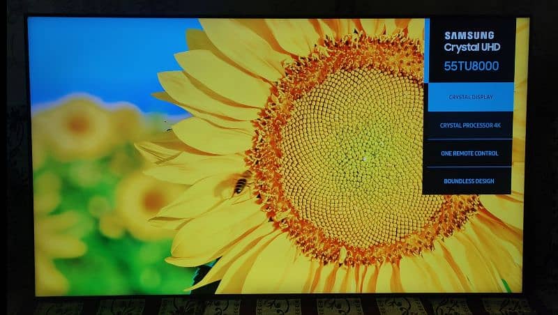 SAMSUNG 55 INCH TU8000 Crystal 4K UHD LED TV ORIGINAL 3