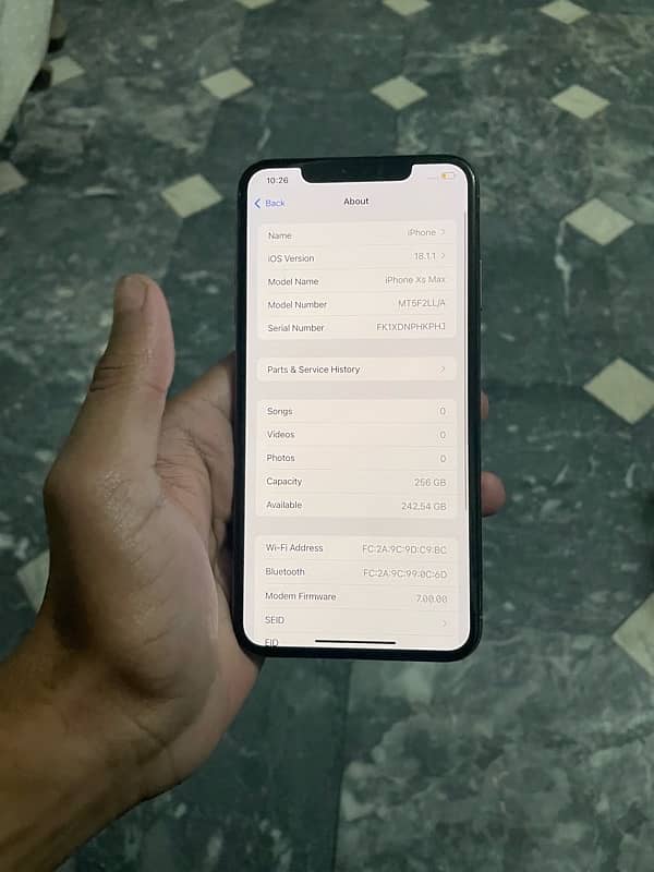 iPhone XS Max 256gb pta approved 4
