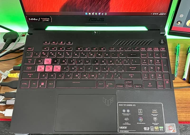 Asus Tuf A15 Ryzen 7 RTX 3050ti Gaming Laptop for sale 2