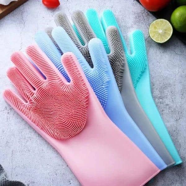 silicon washing gloves 3