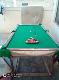 ply wood snooker with complete equipment 4*8 size