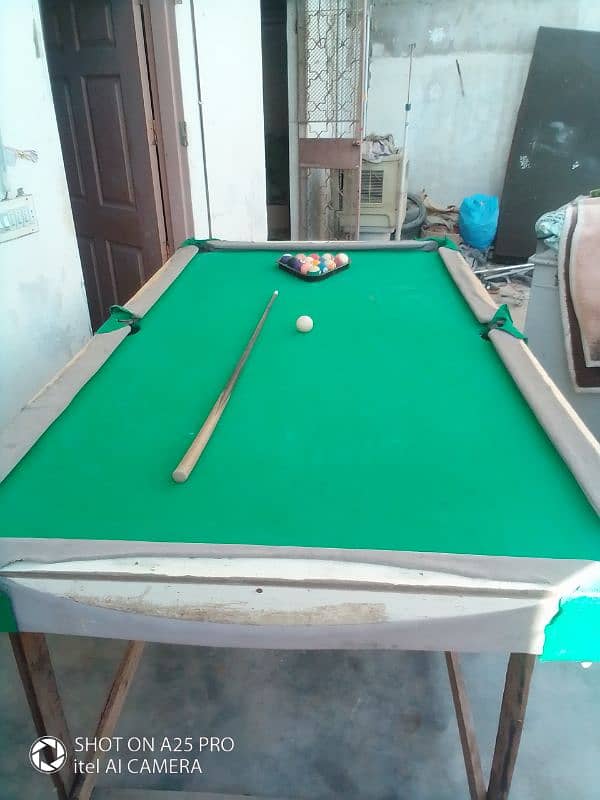 ply wood snooker with complete equipment 4*8 size 2