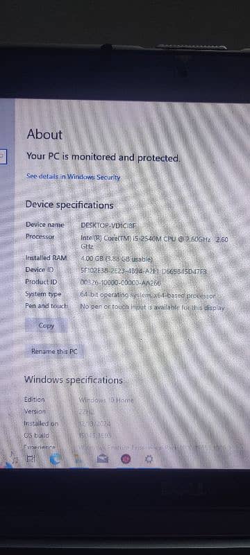 Dell latitude E6520 7