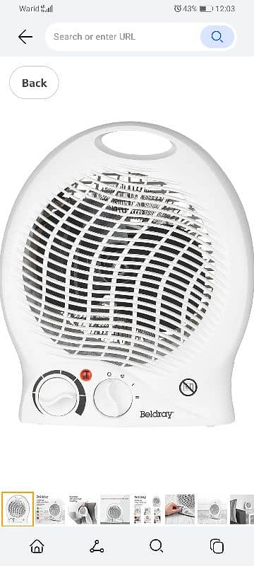 Beldray(United Kindom) Fan Heater 7