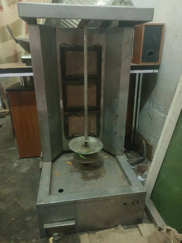 Gas shawarma machine 0