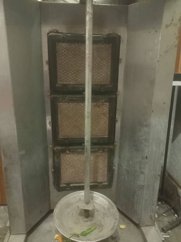 Gas shawarma machine 2