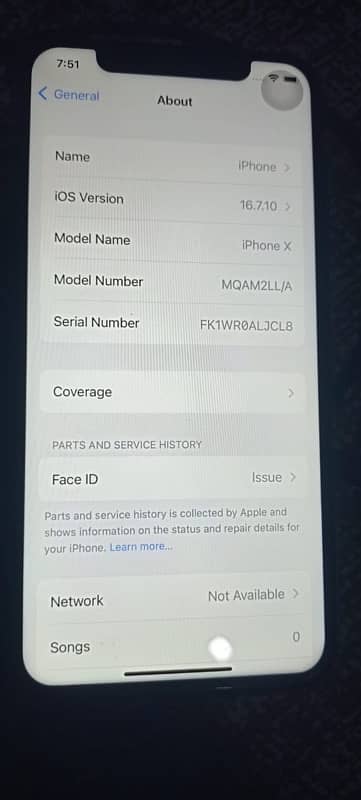 iPhone X non pta 5