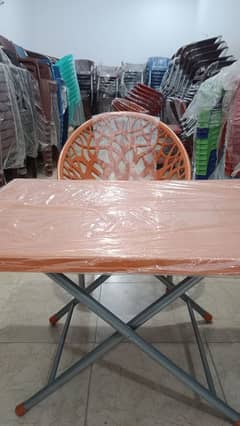 pure plastic chairs hole sale rates. . 6 chairs nd table