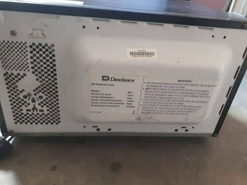 Dawlance microwave oven 2