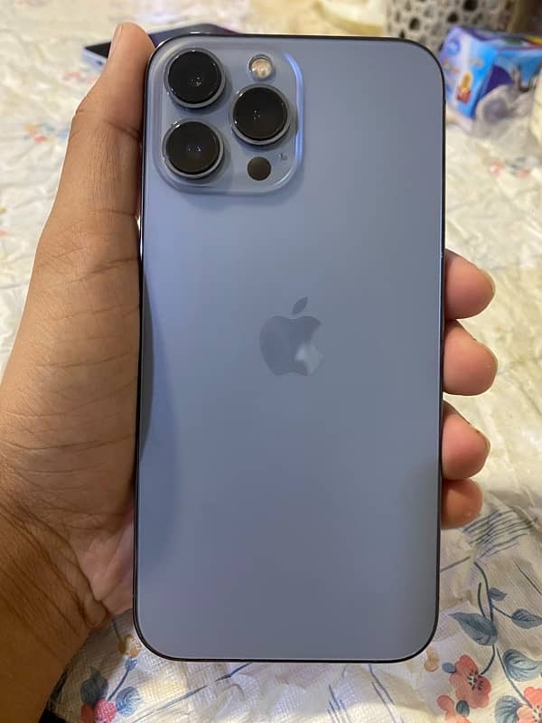 iPhone 13pro max sierra blue colour Jv 256gb 0