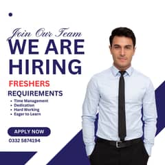 We are Hiring Freshers ( No Experiance Required )