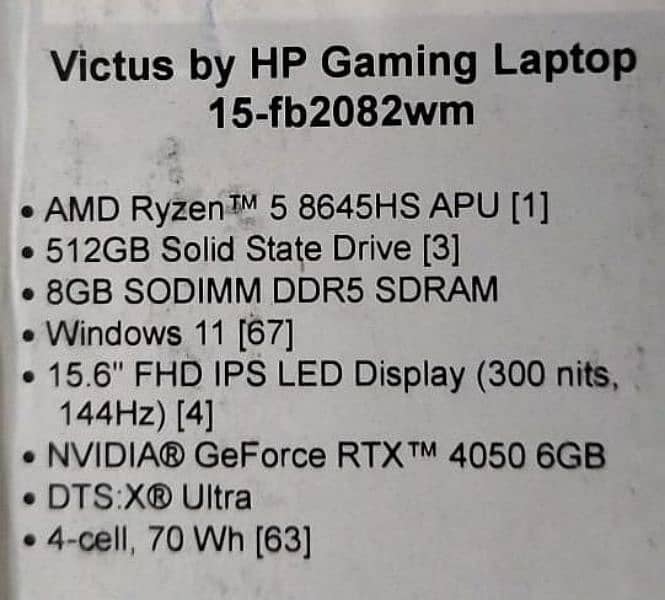 HP VICTUS GAMING LAPTOP Brand New Seal Box. 2