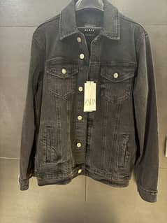 Zara Original Denim Jacket Black