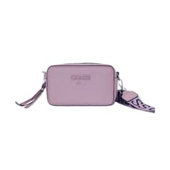 Embossed Crossbody bag with adjustable strap & zip closure