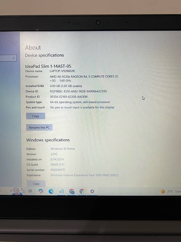 Lenovo IdeaPad slim 1 9th Gen 2