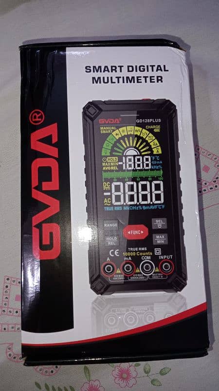 GVDA GD 128 PLUS, DIGITAL SMART MULTIMETER. RECHARGEABLE. 0