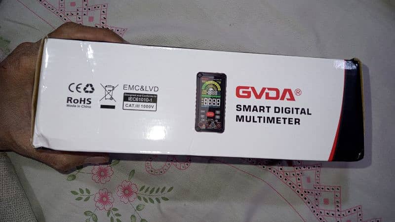 GVDA GD 128 PLUS, DIGITAL SMART MULTIMETER. RECHARGEABLE. 3