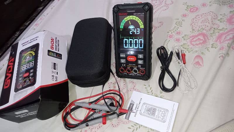 GVDA GD 128 PLUS, DIGITAL SMART MULTIMETER. RECHARGEABLE. 7