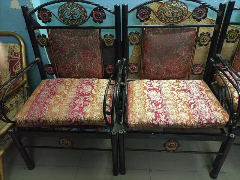 Iron sofa set 2