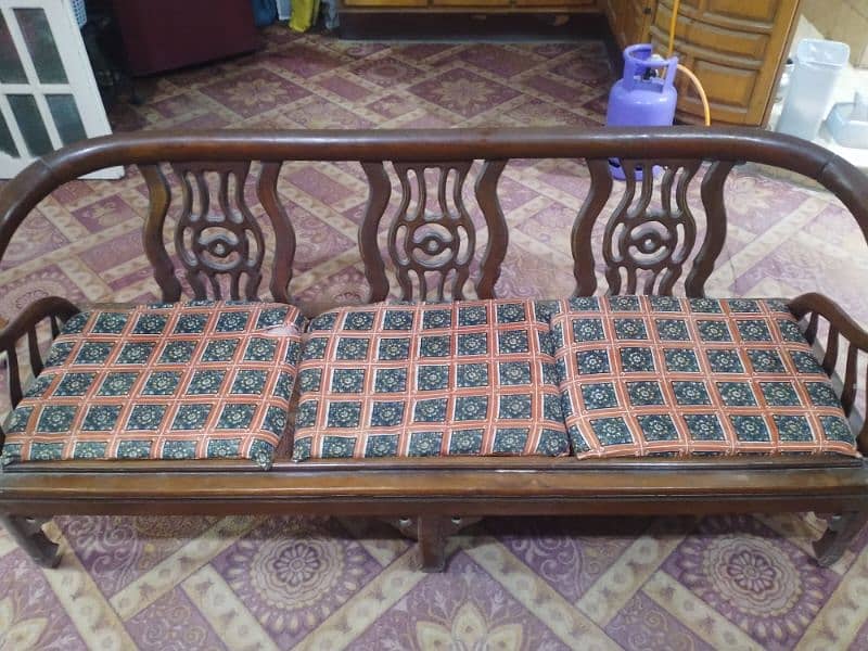 3 seater wooden sofa 2