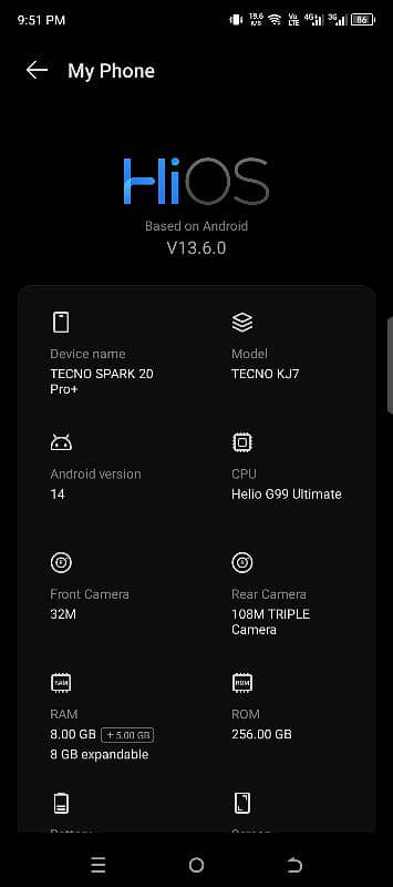 Tecno spark 20 pro plus 7