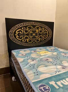 Single bed 6.5 ft with Medicated mattress