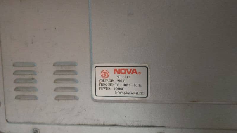 NOVA BRAND OVEN MADE IN JAPAN 4