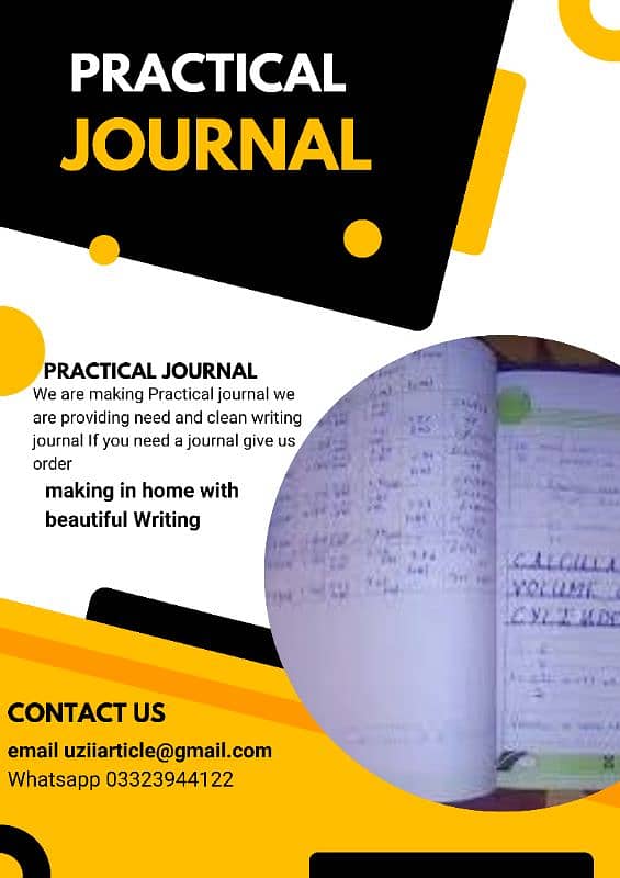 We are making Practical journal with beautiful Writing 0