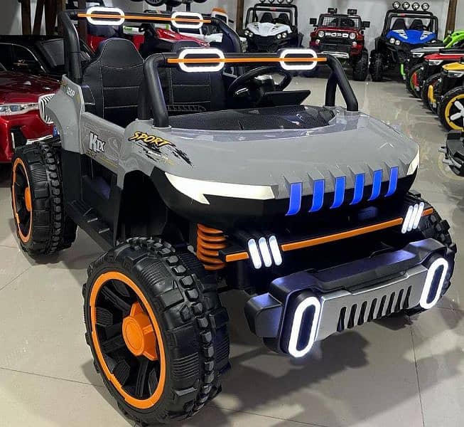 Big Size 2 Seater Jeep Rechargeable Off-road Remote Controlled & Self 0