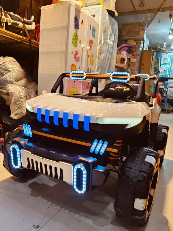 Big Size 2 Seater Jeep Rechargeable Off-road Remote Controlled & Self 4