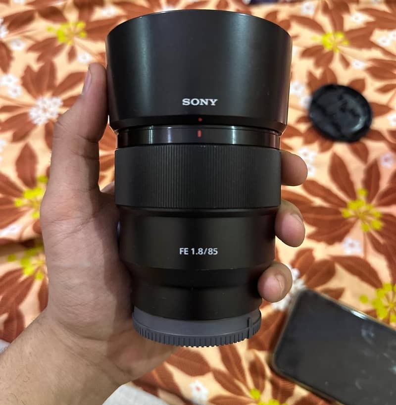 Sony 85mm f1.8 Lens 1