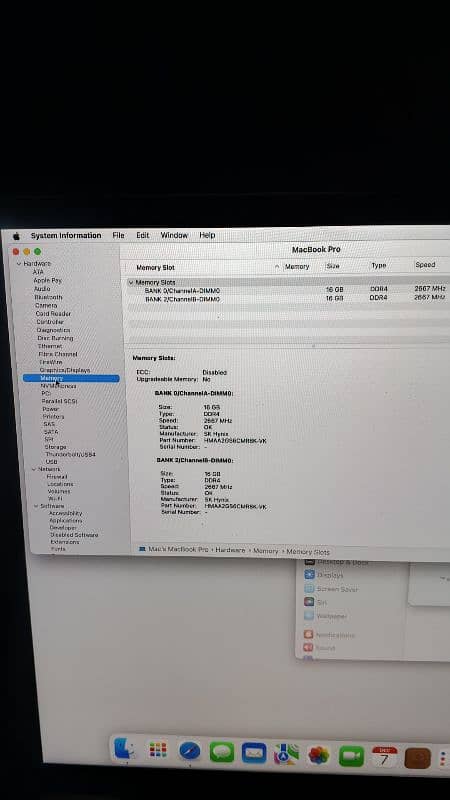 Apple MacBook pro 2019 core i9 15inch 4