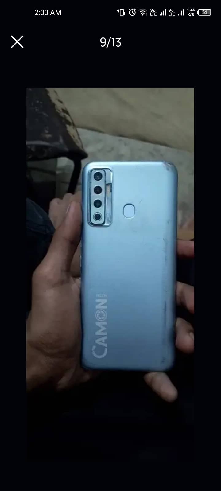 Techno Camon 17 For sale back rough hai 2