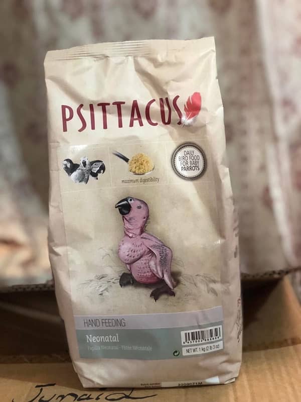 Psittacus feed and all products available 2