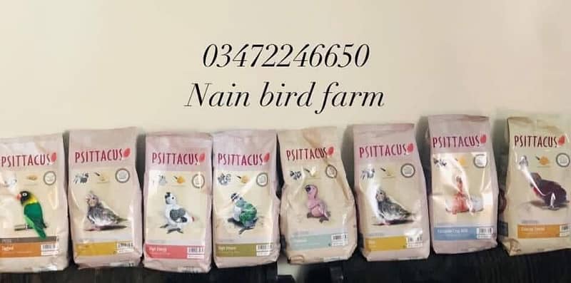 Psittacus feed and all products available 3